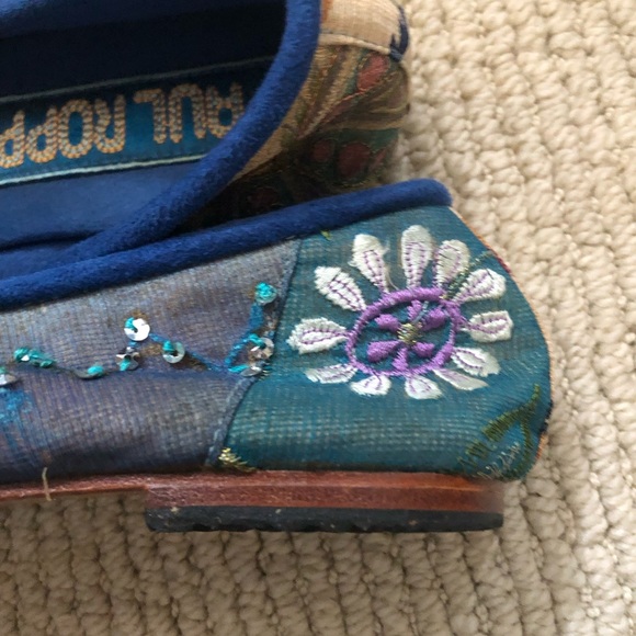 COPY - Women’s PaulRopp, Brocade multi colored ballet flats. Made in Bali. - Picture 3 of 6